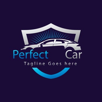 car wash detailing logo template design vector