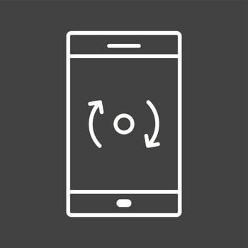 Unique Backup and Reset Vector Line Icon