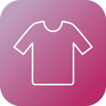 Unique Shirt Vector Line Icon