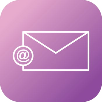 Unique Email Vector Line Icon