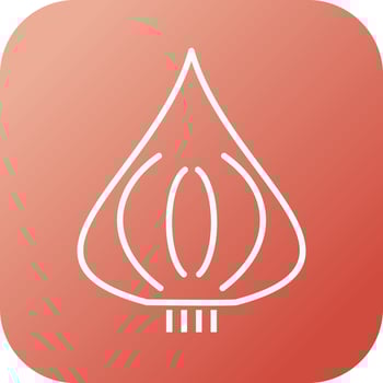 Unique Beet Vector Line Icon