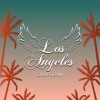 Los Angeles Sign vector