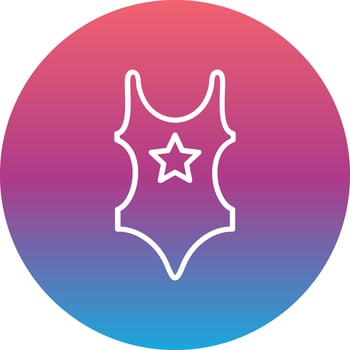 Swim Suit Vector Icon