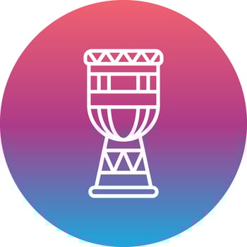 Djembe Vector Icon