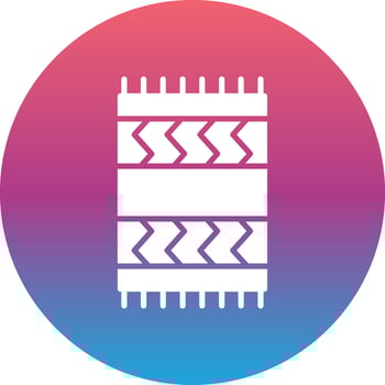 Beach Towel Vector Icon
