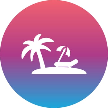 Beach Vector Icon