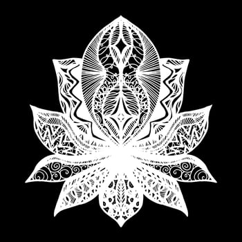 Flower Lotus Tattoo vector
