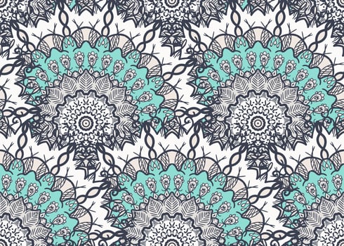 Mandala Seamless Pattern vector