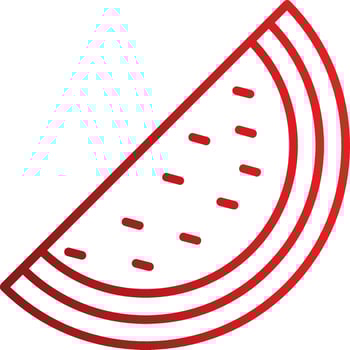 Watermelon Vector Icon