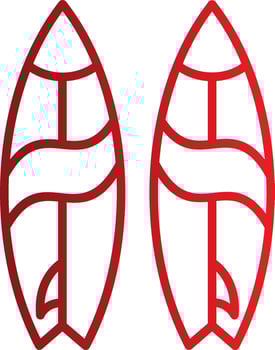 Surfboard Vector Icon