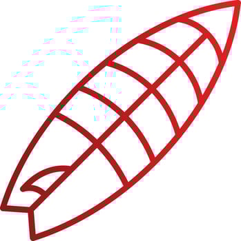 Surf Board Vector Icon