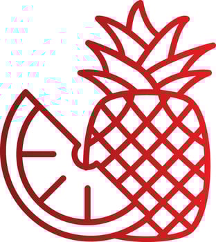 Pine Apple Vector Icon