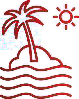 Beach Vector Icon