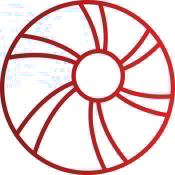 Beach Ball Vector Icon