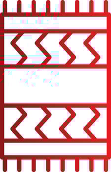 Beach Towel Vector Icon