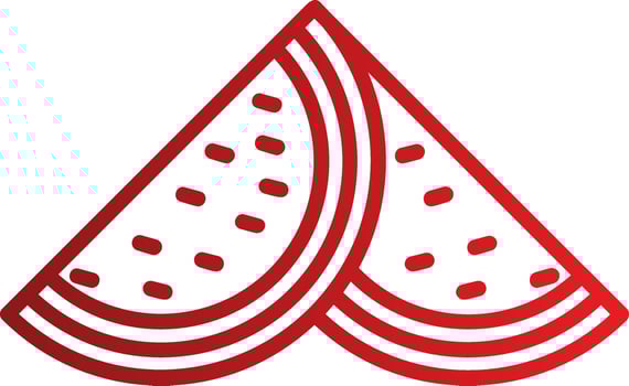 Watermelon Vector Icon