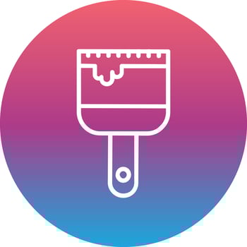 Paint Brush Vector Icon