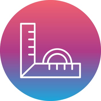 Ruler Vector Icon