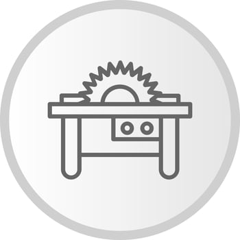 Table Saw Vector Icon