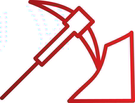 Pickaxe Vector Icon