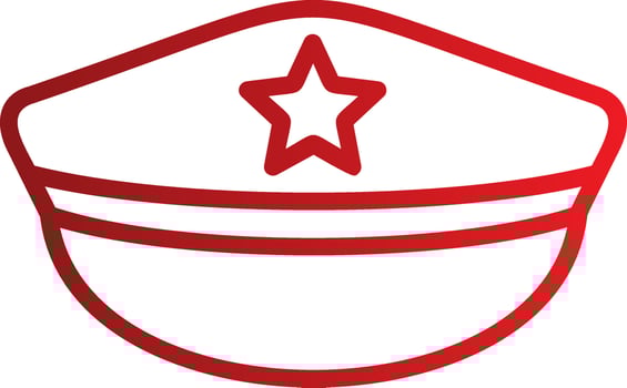 Police Hat Vector Icon