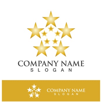 Star icon template design vector