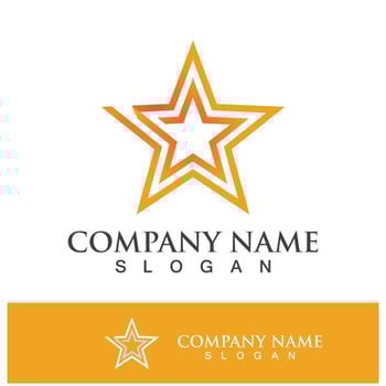 Star icon template design vector