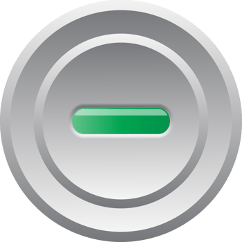 Led on off switch control circle button electricity decorative for website background png