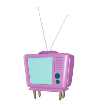 Purple color Classic Tv png