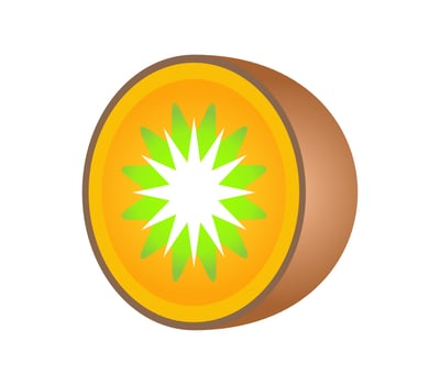 abstract background orange vector