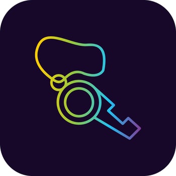 Whistle Creative Icon Design vector