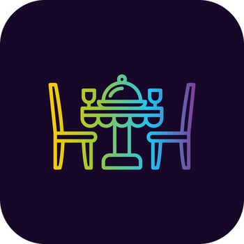 Dinner Creative Icon Design vector