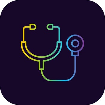 Stethoscope Creative Icon Design vector