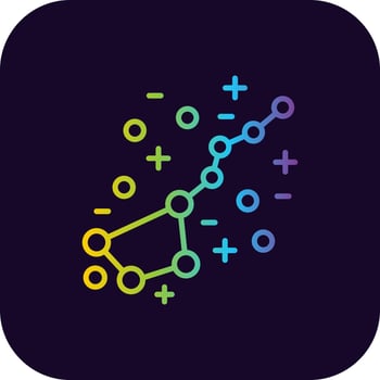 Constellation Creative Icon Design vector