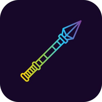 Spear Creative Icon Design vector