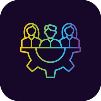Workforce Creative Icon Design vector