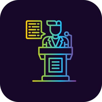 Speech Creative Icon Design vector