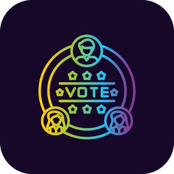 Elections Creative Icon Design vector