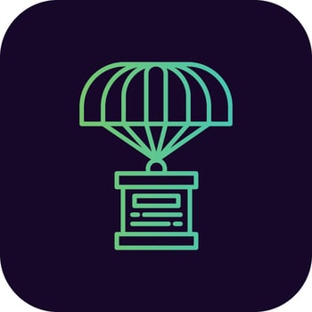 Drop Shipping Creative Icon Design vector