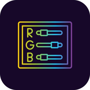 Rgb Creative Icon Design vector
