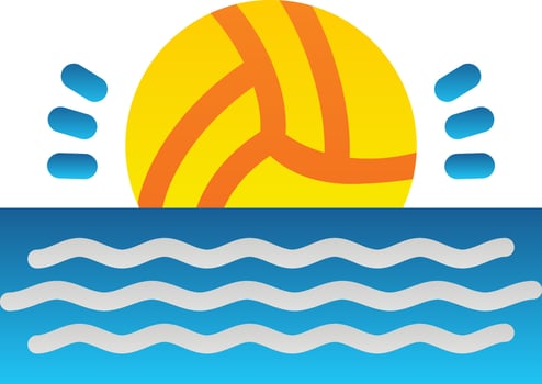 Waterpolo Vector Icon Design