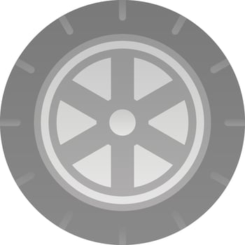 Tire Vector Icon Design