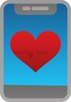 Heart Rate Vector Icon Design