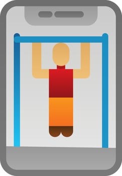 Pull Up Vector Icon Design