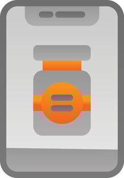 Protein Powder Vector Icon Design