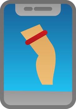 Leg Muscle Vector Icon Design