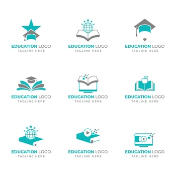 Modern Education and School Logo vector