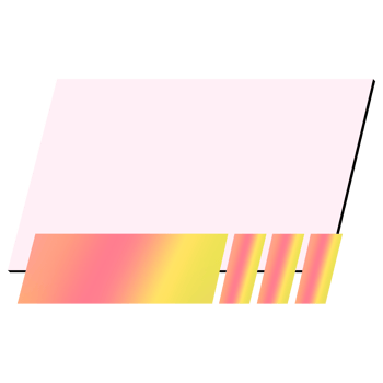 The gradient blank banner png