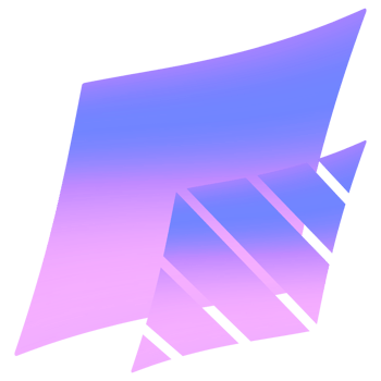 The blue gradient label png