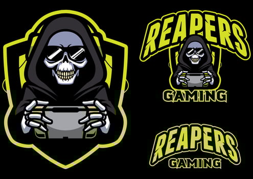 Reapers Gaming Mascot vector